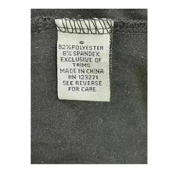 J for Justify Women Black Jumpsuit Size S wooden buttons Boho Outdoor Vacation - Picture 9 of 9